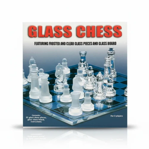 شطرنج زجاج حجم وسط