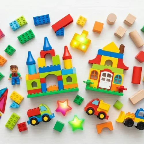 ألعاب البناء والمكعبات