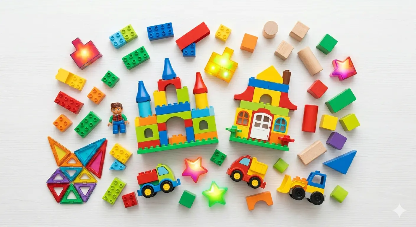 ألعاب البناء والمكعبات